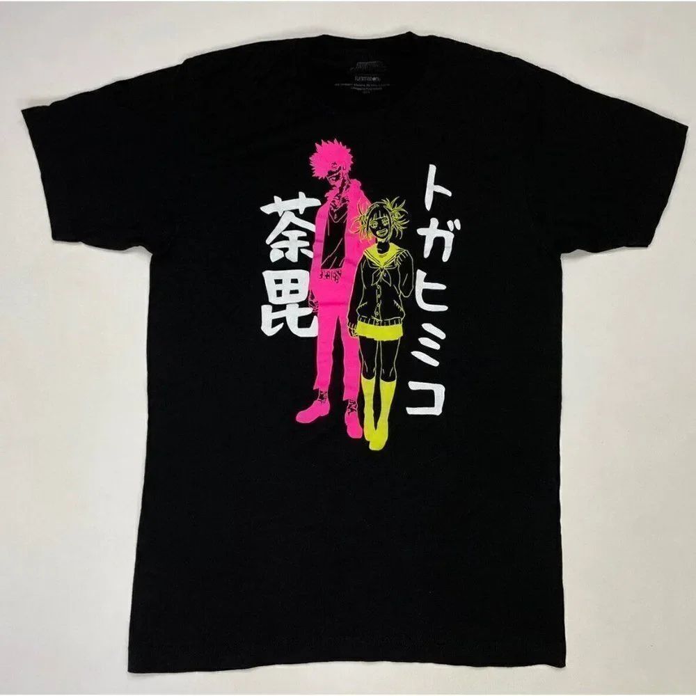 My Hero Academia T-shirt Men Medium Short Sleeve Graphic Characters Anime